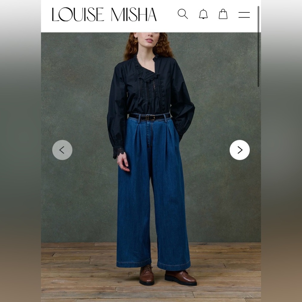 Louise Misha Wide-Leg Jeans